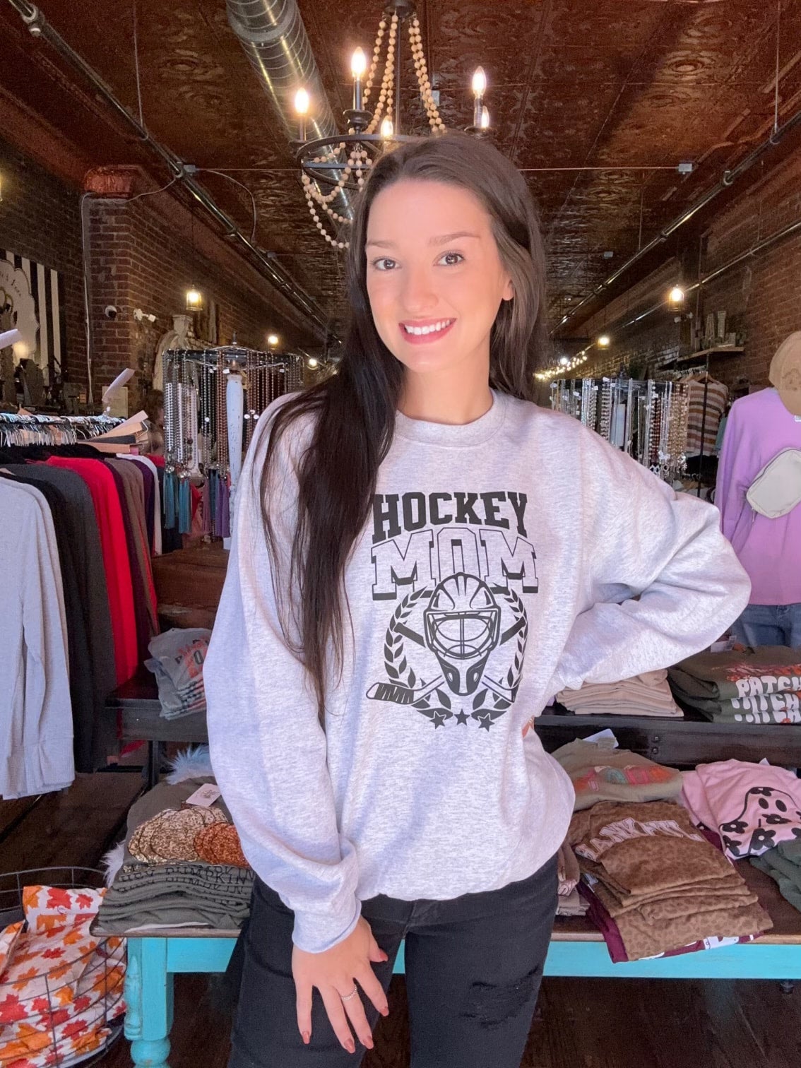 Hockey mom sweater new arrivals